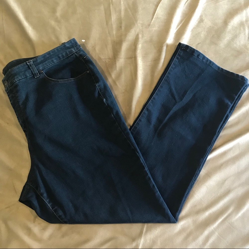 Plus Size Style & Co Tummy Control Boot Cut Jeans